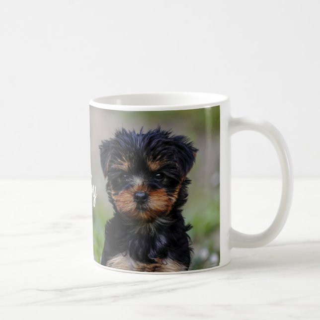 Taza De Café Clásico Yorkie Mug (Derecha)
