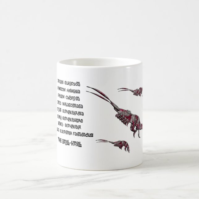 Taza De Café Clasificación científica para el krill de rémol  (Centro)