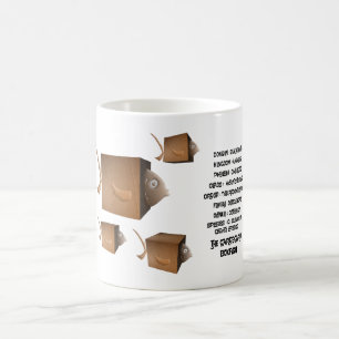 Taza De Café Clasificación científica para pez caja de cartón