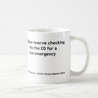 Taza De Café Clasificación del departamento de emergencia