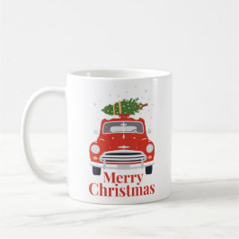Taza De Café Classic Christmas Car