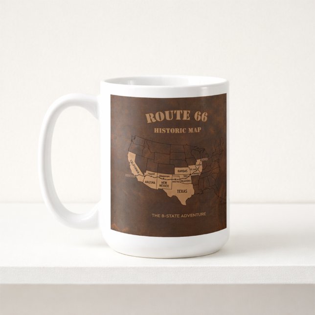 Taza De Café Classic Eight State Adventure Heritage (Subido por el creador)