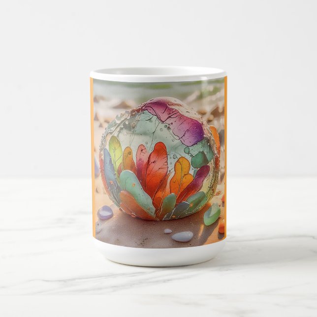 Taza De Café Classic Mug (Beach Glass) (Centro)