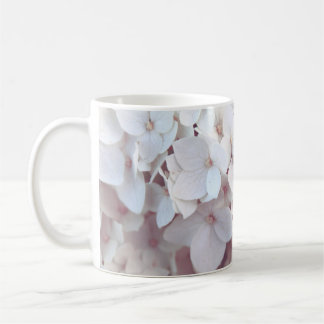 Taza De Café Classic Mug Blush Pink Hydrangea Floral Botanical
