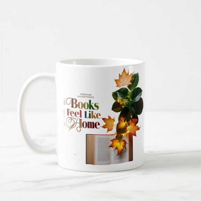 Taza De Café Classic Mug Collection: Aesthetic Book Lover (Izquierda)