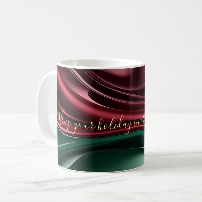 Taza De Café Classic mug in stylish abstract graphic (Anverso izquierdo)
