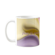 Classic mug in stylish abstract graphic