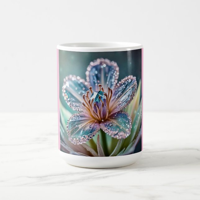 Taza De Café Classic Mug (Sparkle Flowers) (Centro)