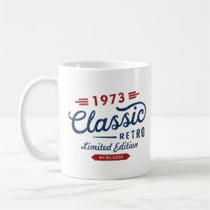 Taza De Café Classic Retro 1973 edición limitada Cumpleaños