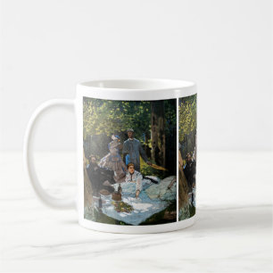 Taza De Café Claude Monet - Almuerzo en la hierba, panel derech