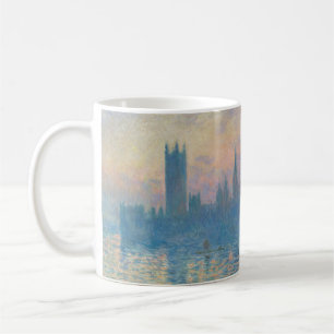 Taza De Café Claude Monet Casas del Parlamento Puesta de sol