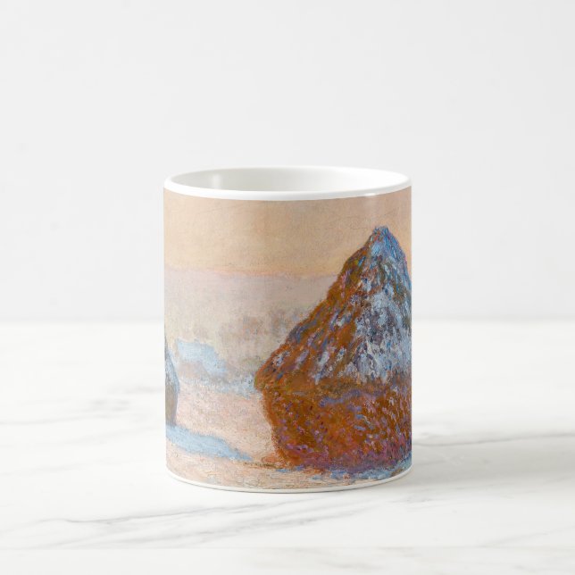 Taza De Café Claude Monet - Causas de nieve, efecto Nieve, maña (Centro)