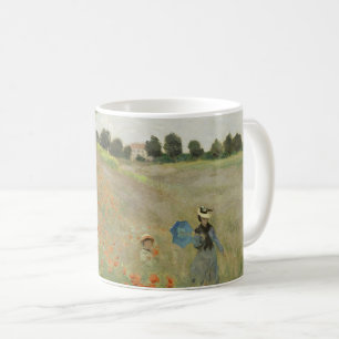 Taza De Café Claude Monet El campo de amapolas cerca de Argente