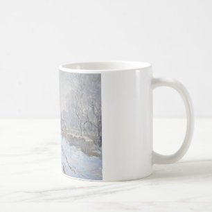 Taza De Café Claude Monet - Escena de nieve en Argentina