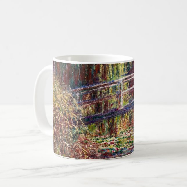 Taza De Café Claude Monet - estanque de Lily del Agua, Armonía  (Anverso izquierdo)