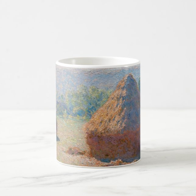 Taza De Café Claude Monet - Haystacks, fin de verano (Centro)