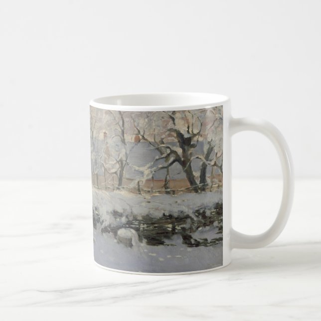 Taza De Café Claude Monet - La Magpie (Derecha)