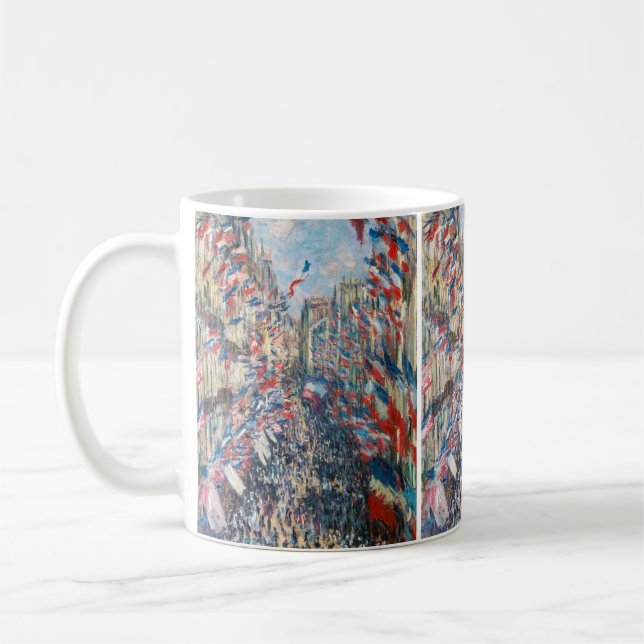 Taza De Café Claude Monet - La Rue Montorgueil - París (Izquierda)