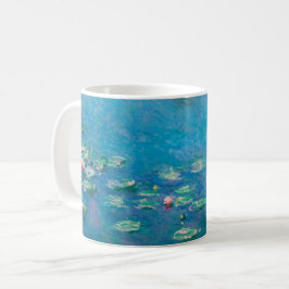 Taza De Café Claude Monet. Lilies de agua. Impresionismo francé