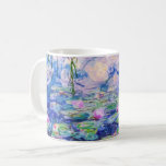 Taza De Café Claude Monet - Lilies de agua / Nympheas 1919<br><div class="desc">Lilies de agua / Nympheas (W.1852) - Claude Monet,  Petróleo en lienzo,  1916-1919</div>