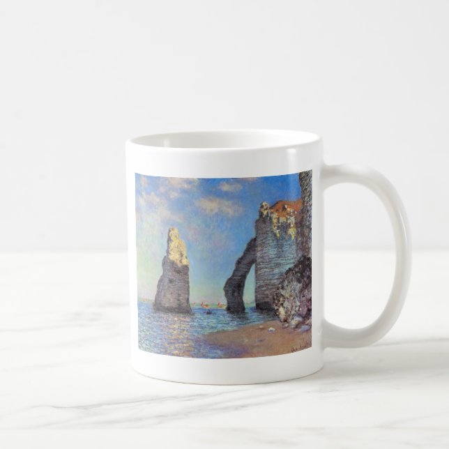 Taza De Café Claude Monet // Los acantilados en Etretat (Derecha)