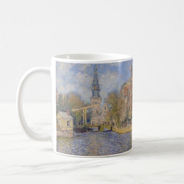 Taza De Café Claude Monet - Molinos de viento cerca de Zaandam (Izquierda)