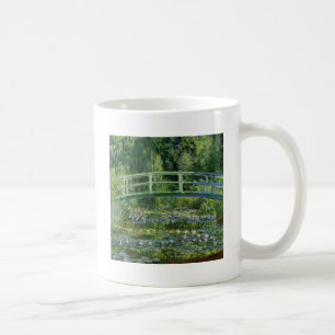 Taza De Café Claude Monet Water Lilies y el puente japonés