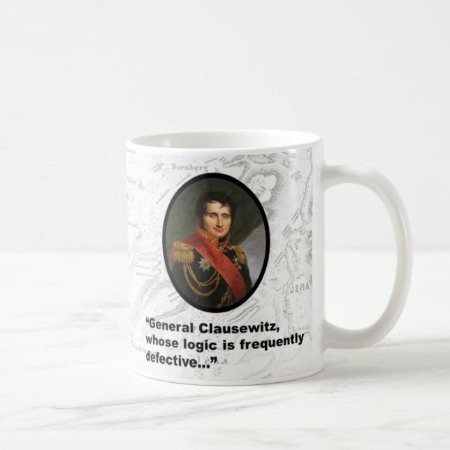 Taza De Café Clausewitz y Jomini se odiaron… (Derecha)