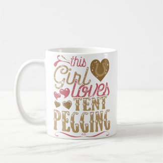 Taza De Café Clavar estacas a caballo Jinete