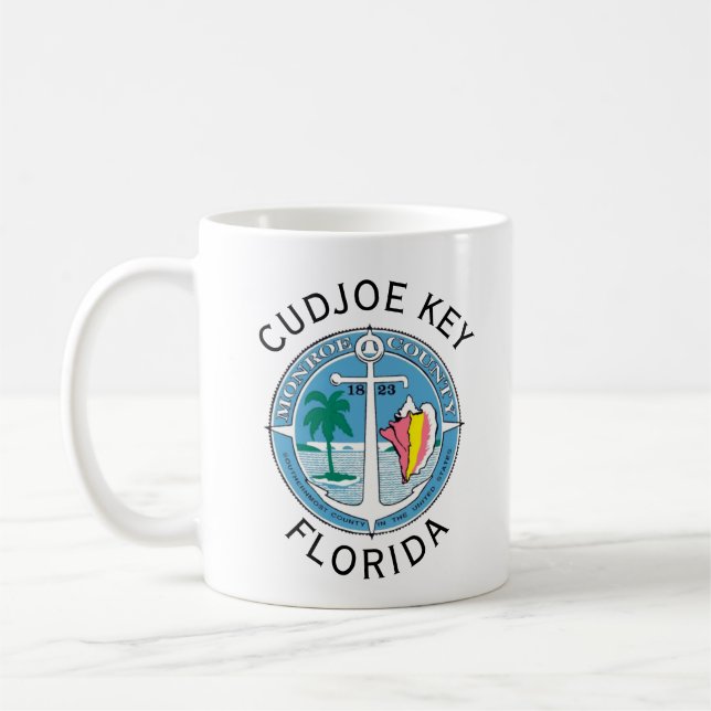 Taza De Café Clave Cudjoe - Cayos Florida (Izquierda)