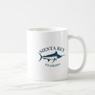 Taza De Café Clave retro siesta en Florida pesca vintage