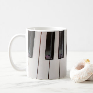 Taza De Café Claves de piano