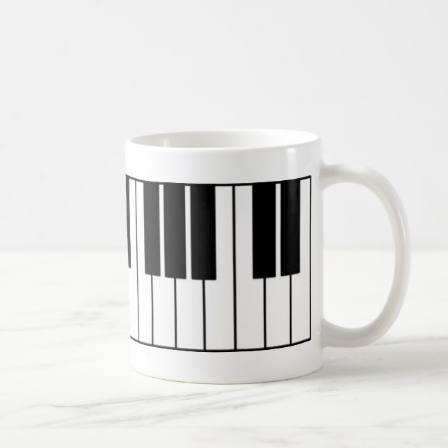 Taza De Café Claves de piano (Derecha)