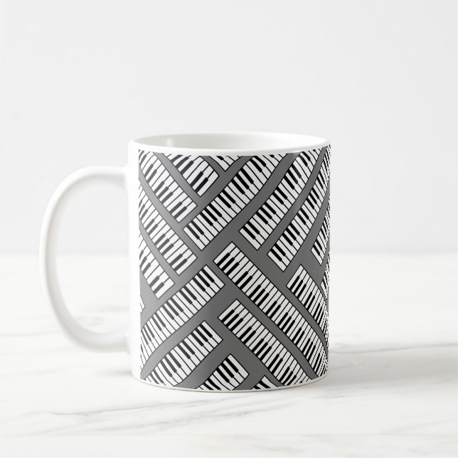 Taza De Café Claves de piano (Izquierda)