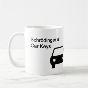 Taza De Café Claves del coche de Schrodinger