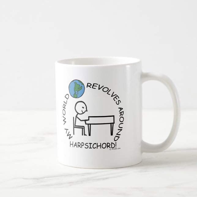 Taza De Café Clavicordio - El mundo se repite (Derecha)
