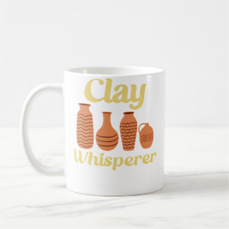Taza De Café Clay Whisperer Ceramic Funny Pottery