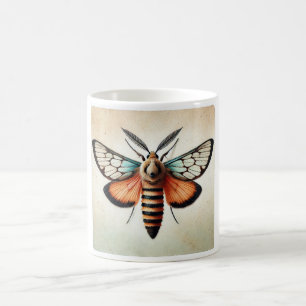 Taza De Café Clearwing Moth 160924IREF218 - Watercolor