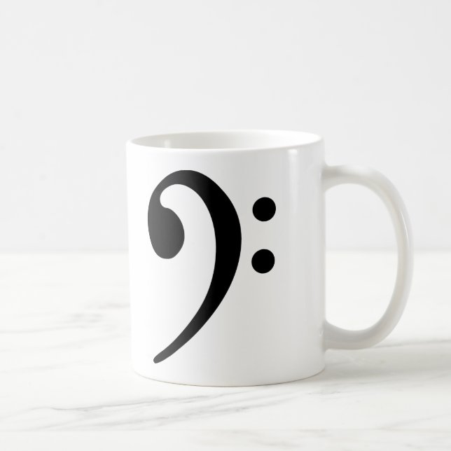 Taza De Café Clef bajo (Derecha)