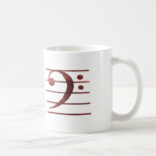 Taza De Café Clef bajo