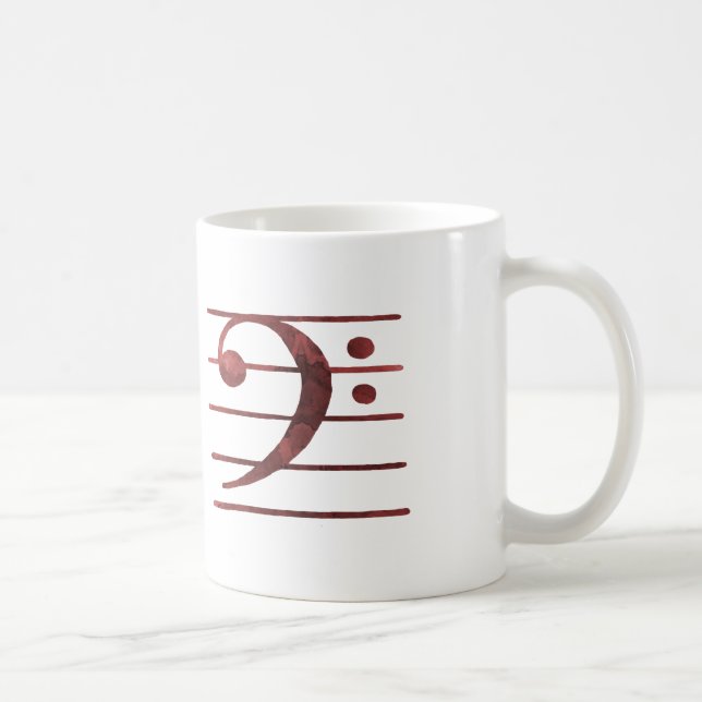 Taza De Café Clef bajo (Derecha)