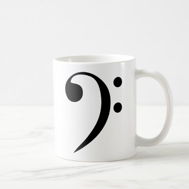 Taza De Café Clef bajo (Derecha)