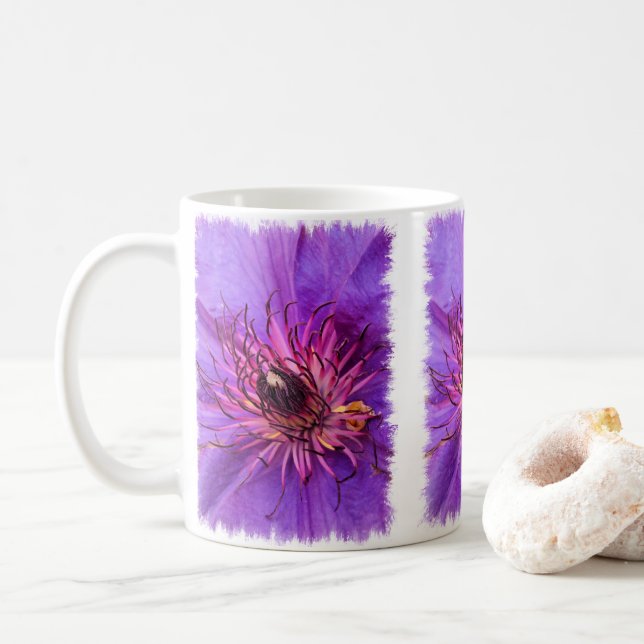 TAZA DE CAFÉ CLEMATIS (Con donut)