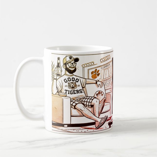 Taza De Café Clemson Tigers Mug (Izquierda)