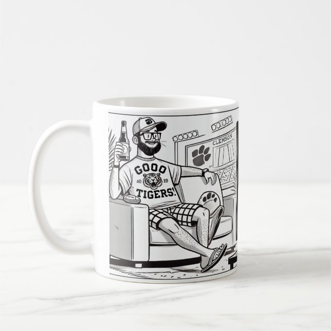 Taza De Café Clemson Tigers Mug (Izquierda)