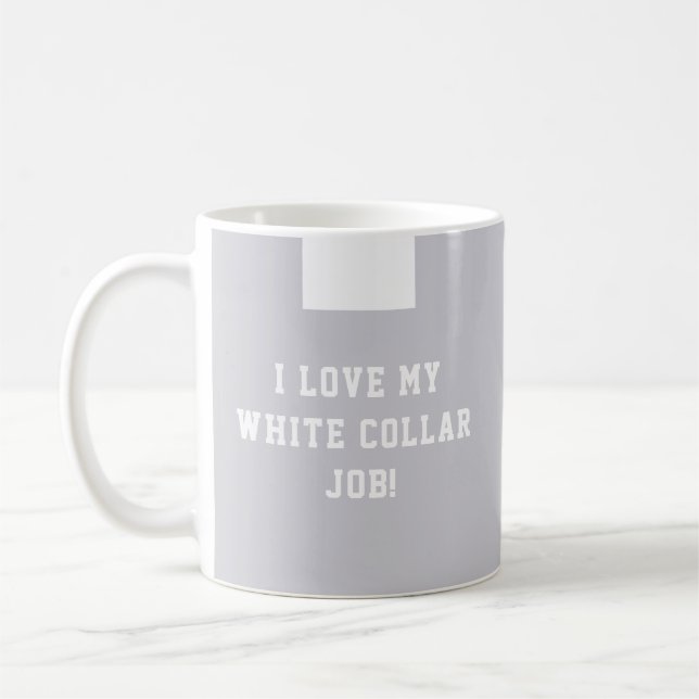 Taza De Café Clérigo de diácono católico Collar blanco Religios (Izquierda)