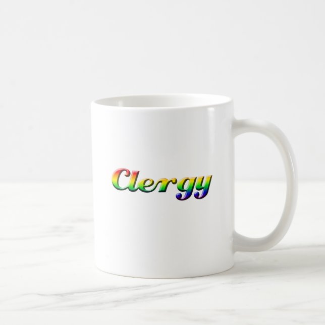 Taza De Café clero - arco iris (Derecha)