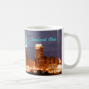Taza De Café Cleveland Blues Skyline Mug