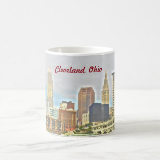 Taza De Café Cleveland OH Riverside View Mug