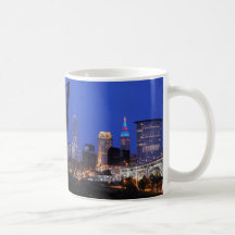 Cleveland OH Riverview Night Mug